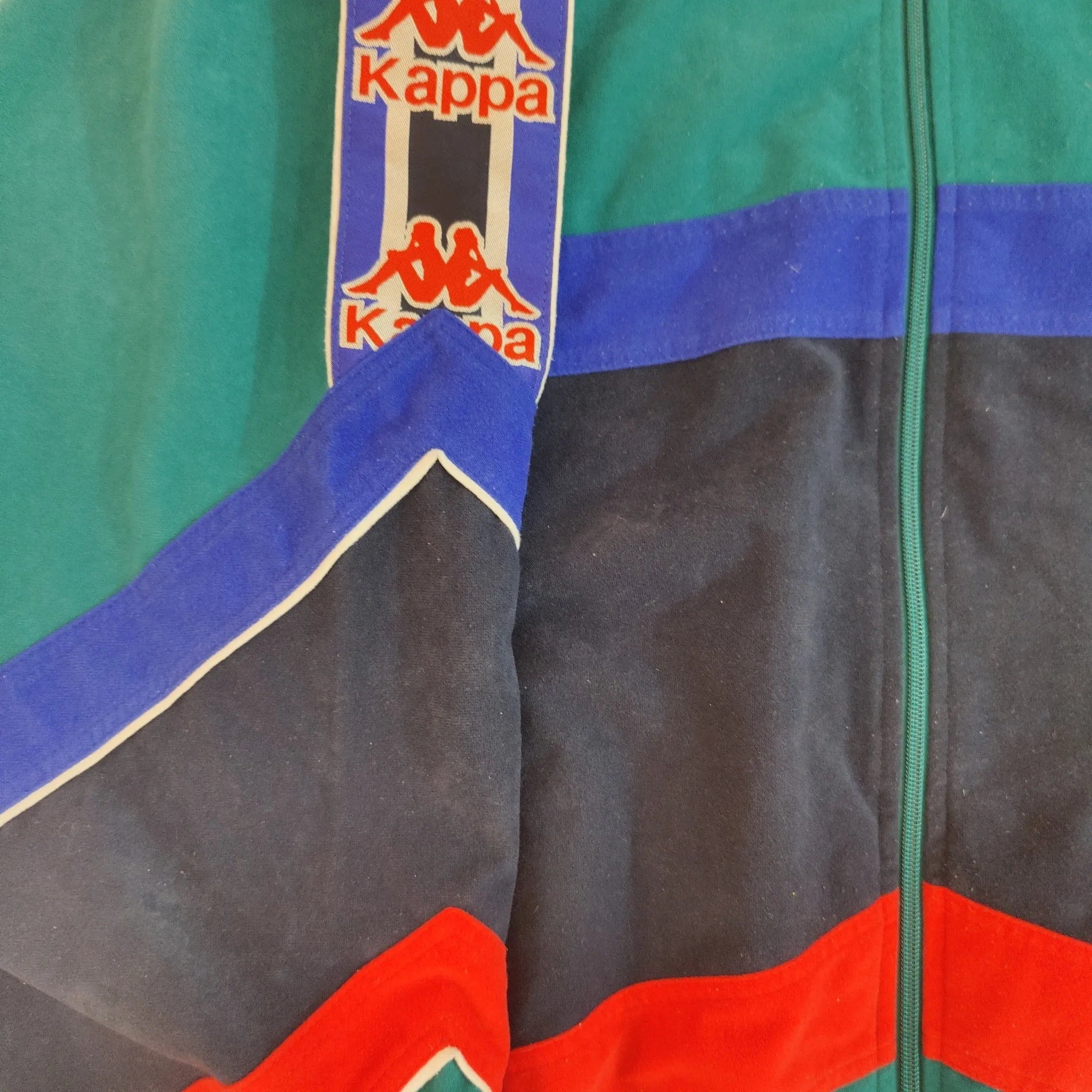 1995-97 green FC Barcelona Kappa track jacket