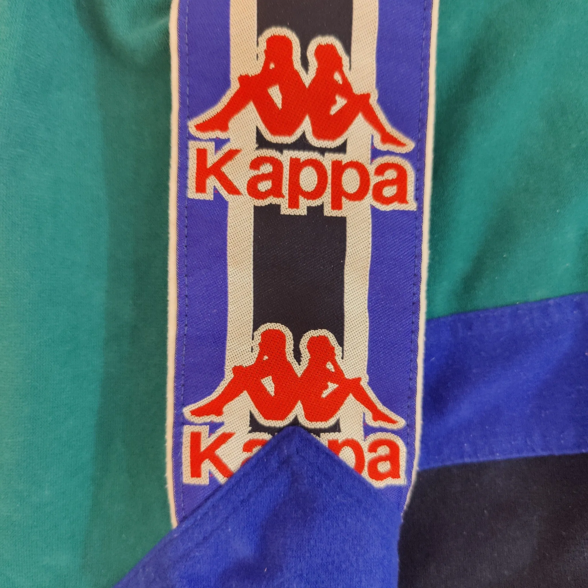 1995-97 green FC Barcelona Kappa track jacket