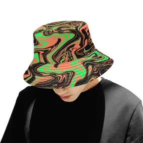 90s Acid Spill Rave Bucket Hat - Buy Now!