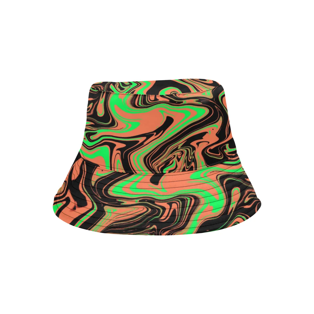 90s Acid Spill Rave Bucket Hat - Buy Now!