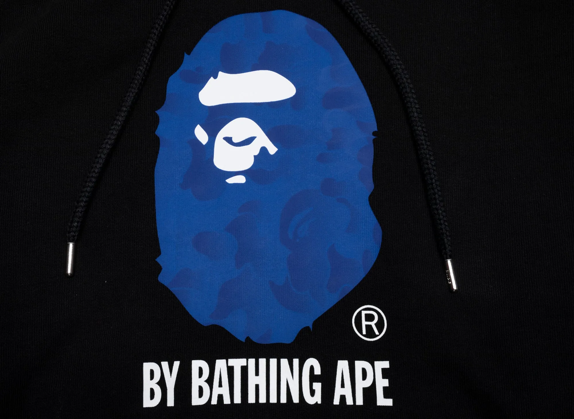 A Bathing Ape Ink Camo Pullover Hoodie Black xld - Results: 1