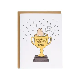 Adorable Baby Award Card