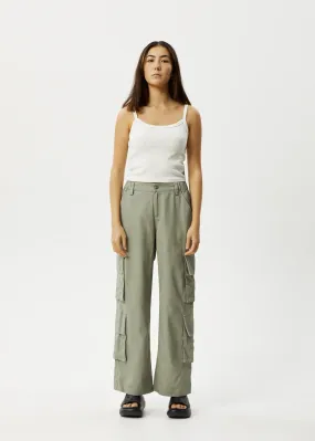 Afends Cotton Cargo Pants Olive - Shop Now!