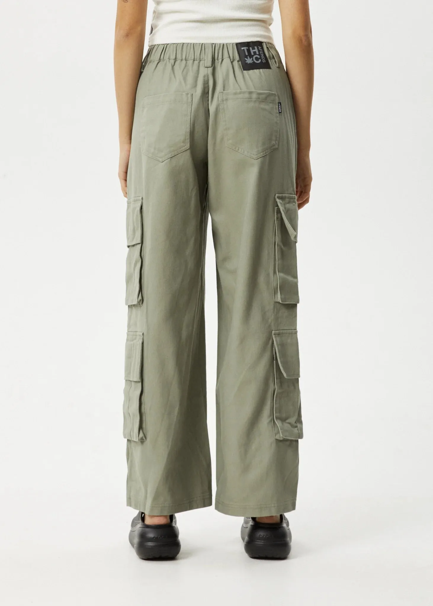 Afends Cotton Cargo Pants Olive - Shop Now!