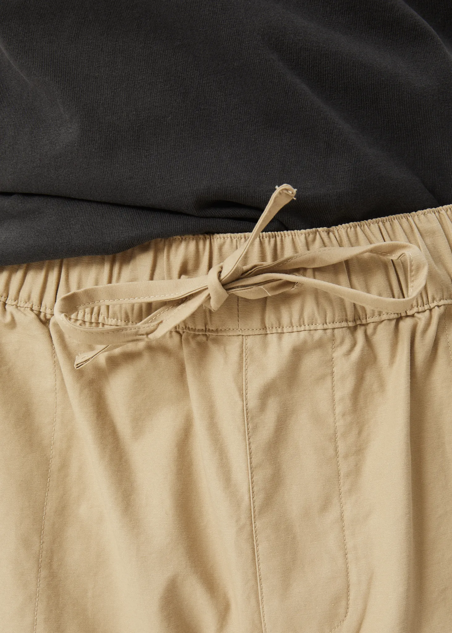 AFENDS Men's Twill Cargo Pants in Taupe