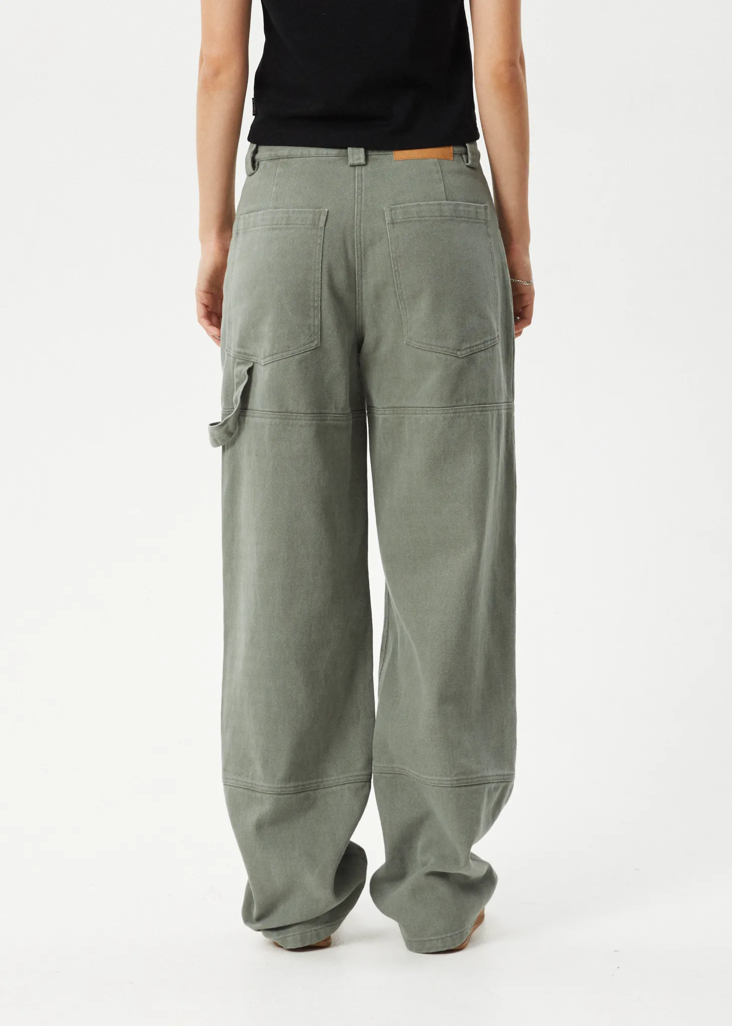 AFENDS Moss Carpenter Pants Olive - Women's