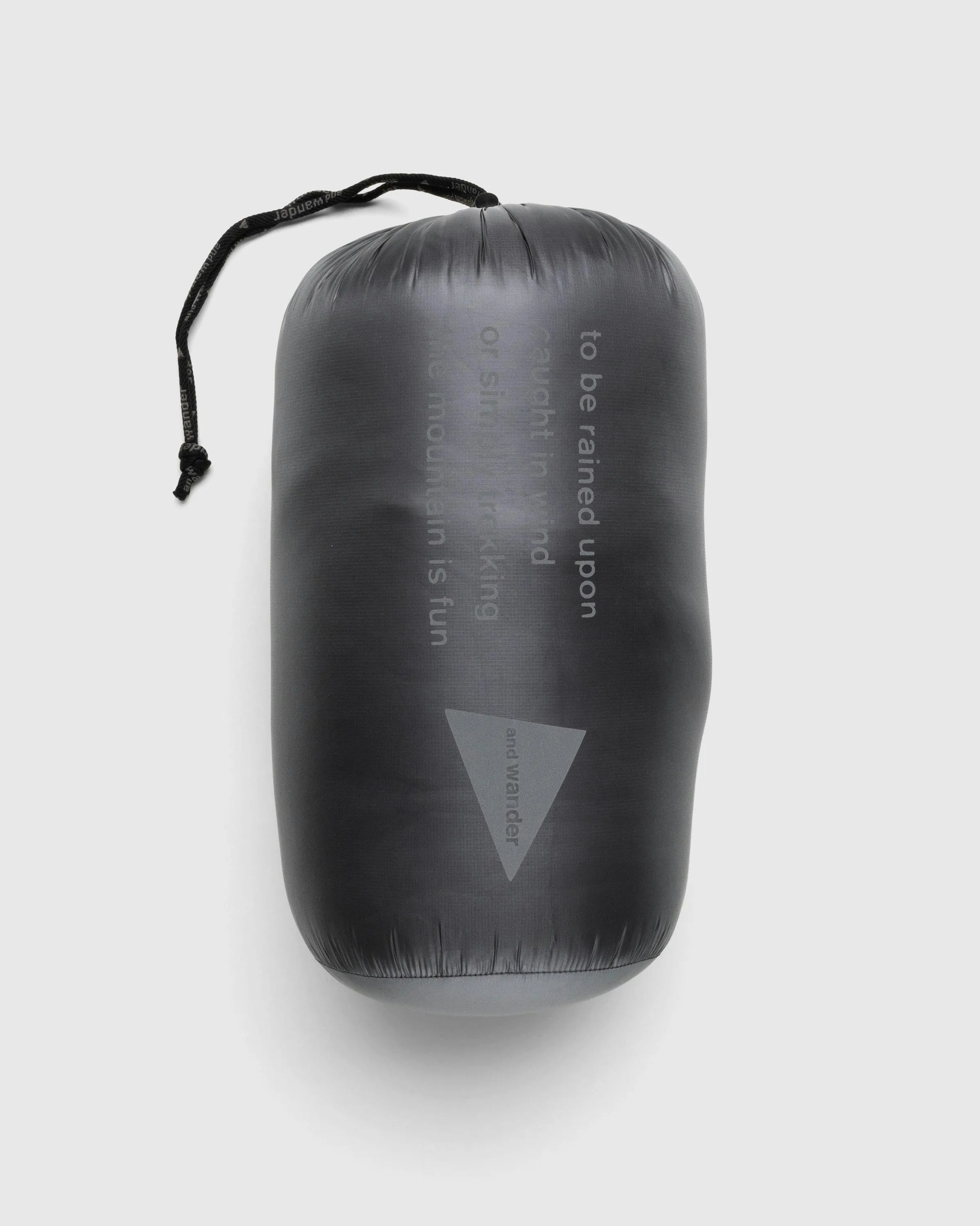 And Wander x Nanga – Down Sleeping Bag Grey | Highsnobiety Shop