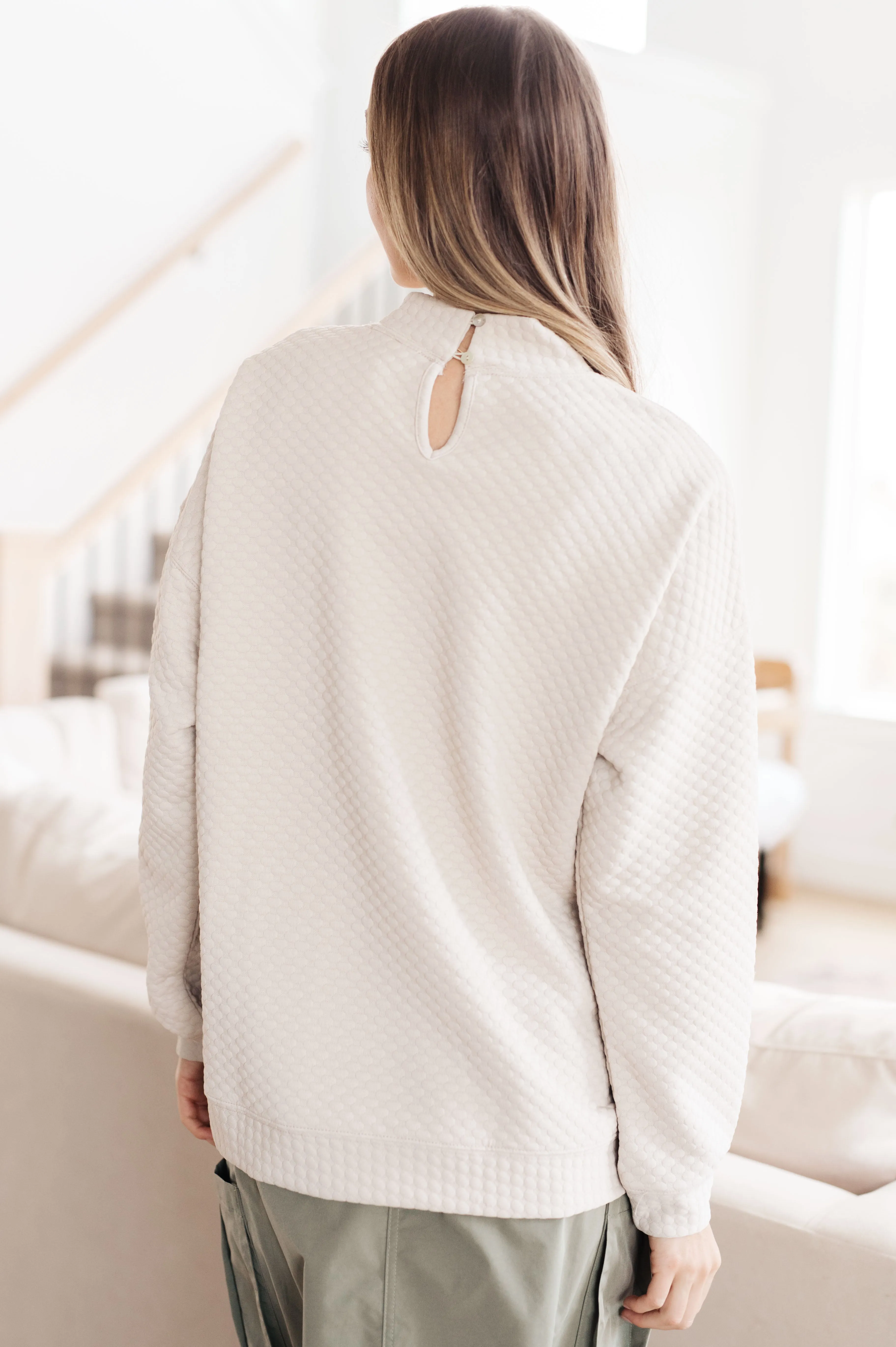 Annie Mock Neck Sweater