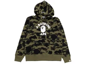 Ape 1st Camo College Pullover Hoodie - Green xld size.