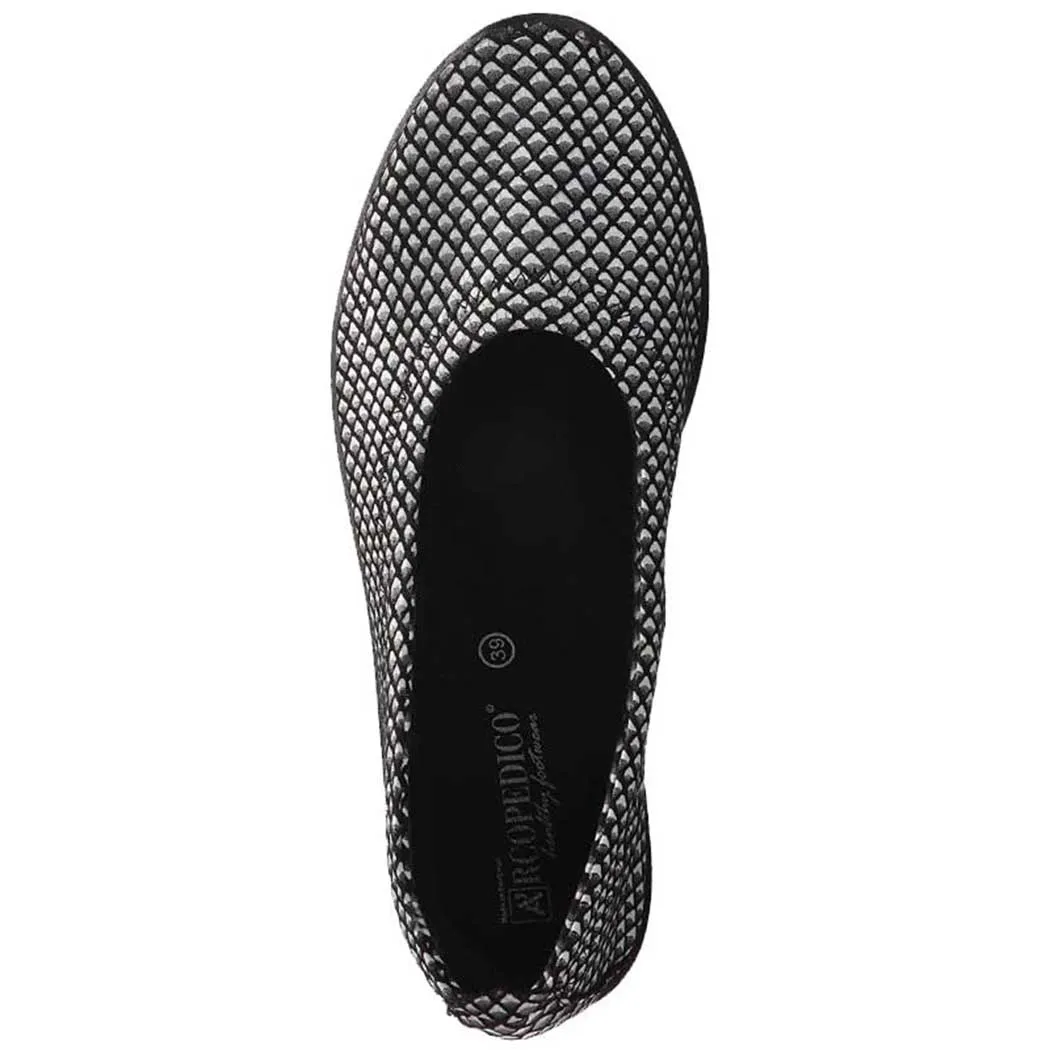 Arcopedico L15 Flat Black/ White (Women's)