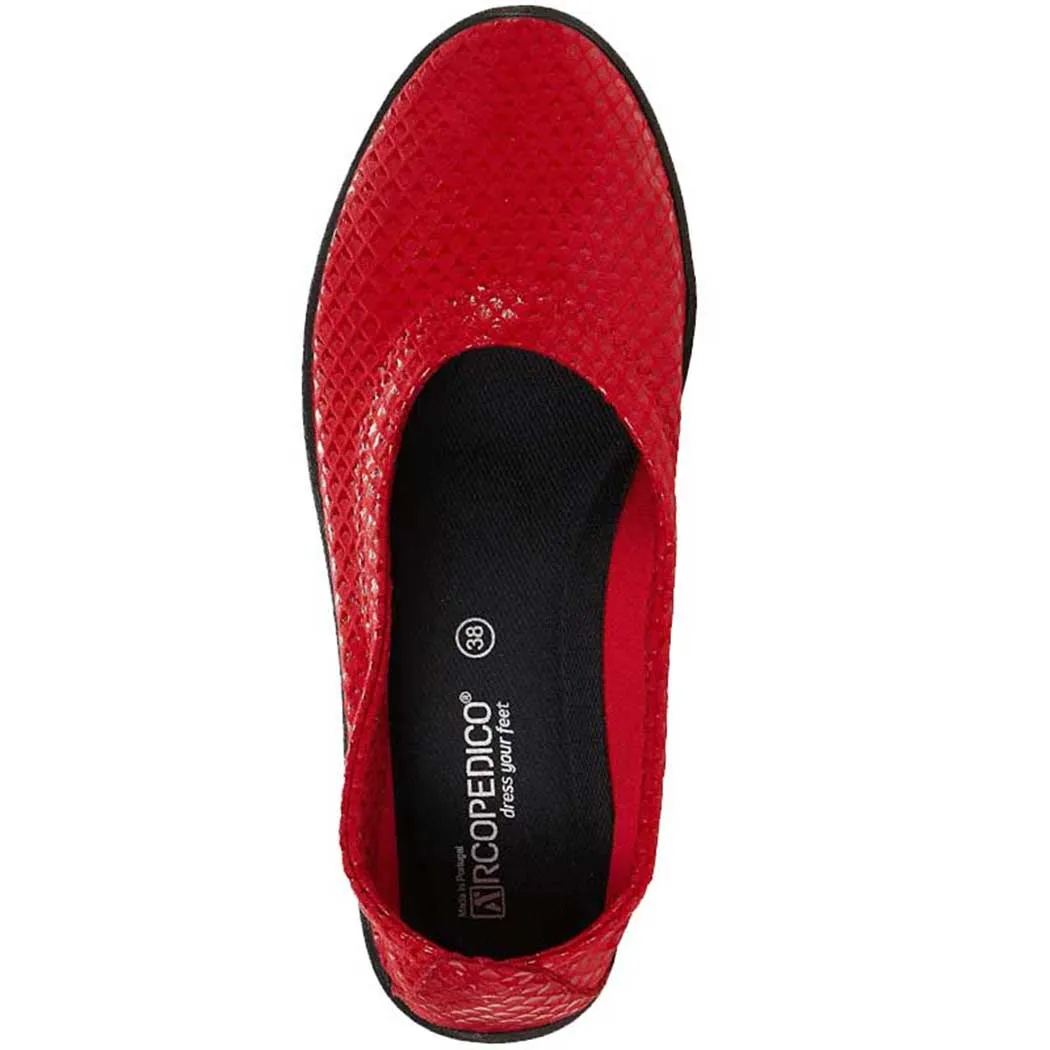 Arcopedico L15 Slip-On Red Shine (Women's)