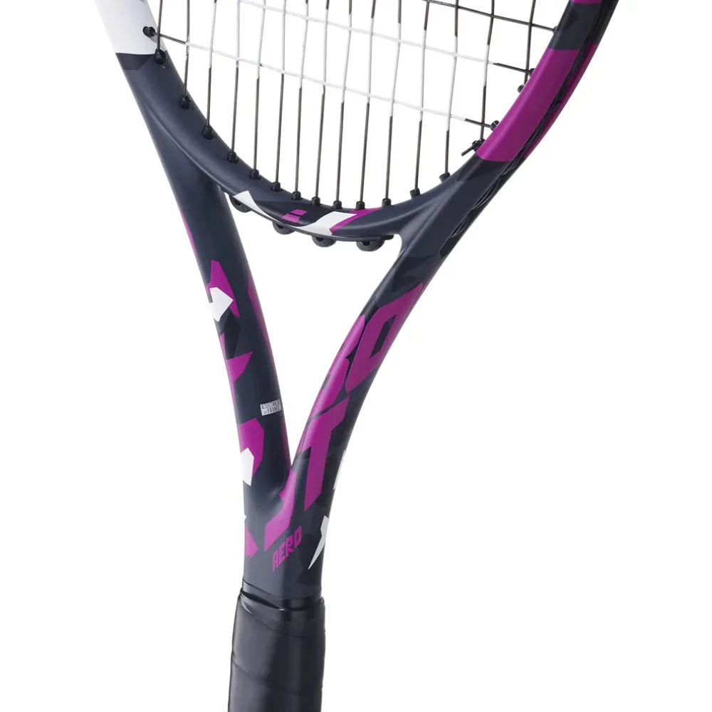 Babolat Boost Aero S CV Strung Tennis Racquet (Grey/Pink/White)