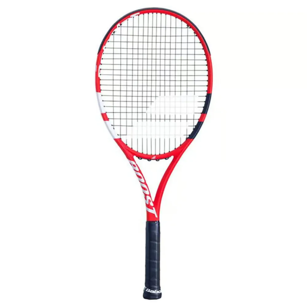 Babolat Boost Strike Strung Tennis Racquet (Red/Black/White)