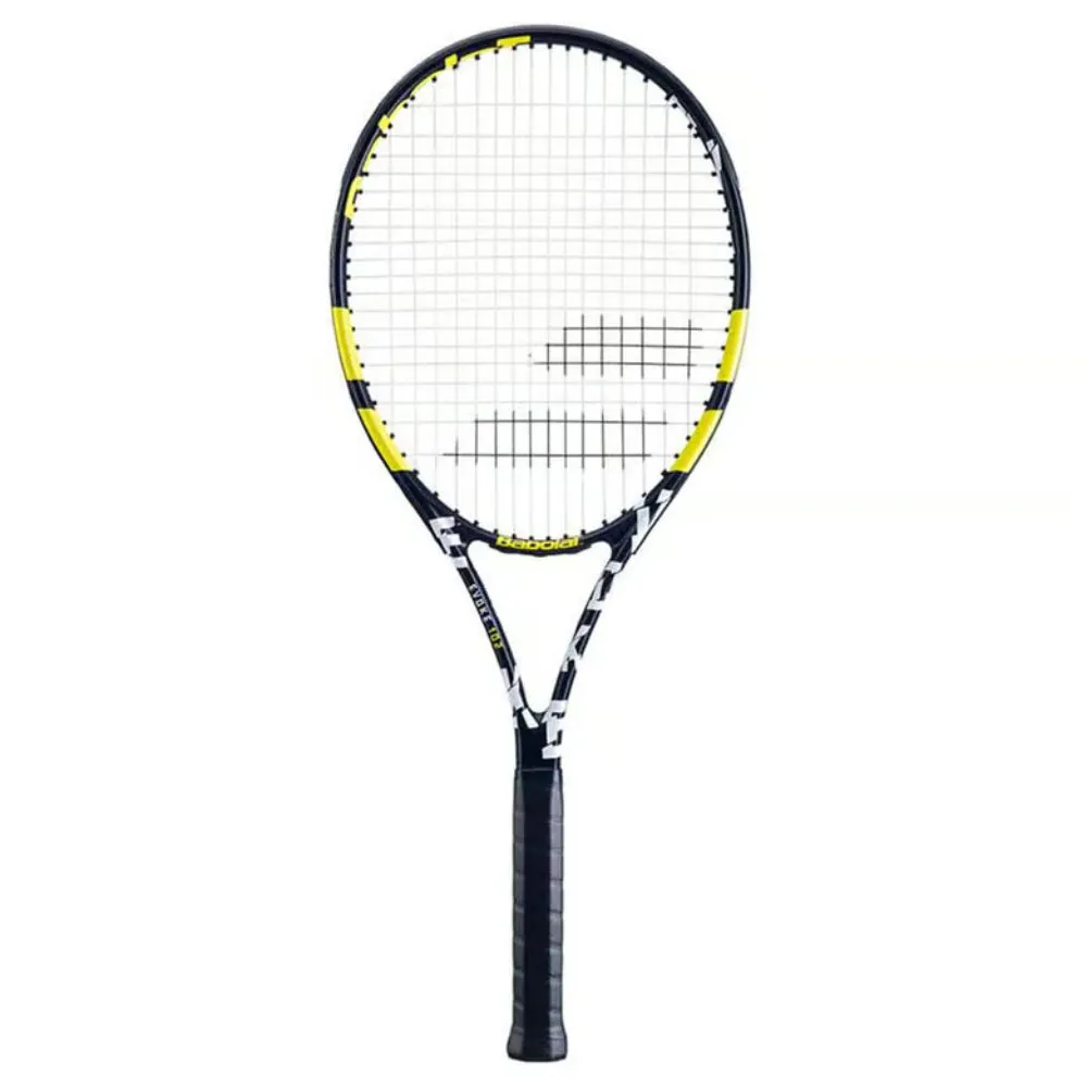 Babolat Evoke 102 Strung Tennis Racquet (Black/Yellow)