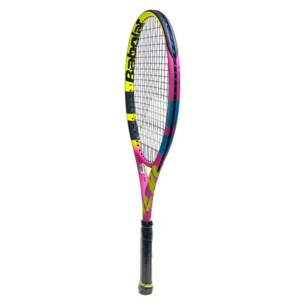 Babolat Pure Aero RAFA 2023 Unstrung Tennis Racquet (Yellow/Pink/Blue)