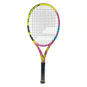 Babolat Pure Aero RAFA 2023 Unstrung Tennis Racquet (Yellow/Pink/Blue)