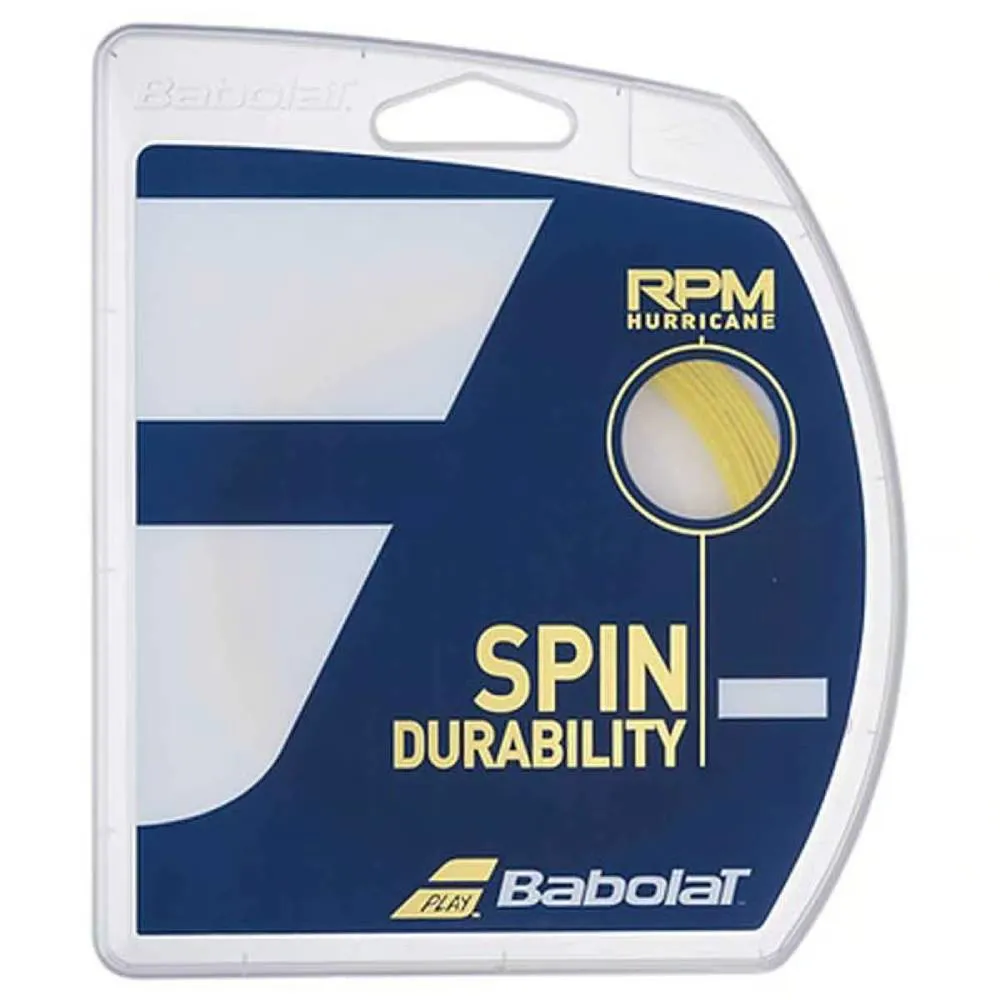 Babolat RPM Hurricane 12M Tennis String (Yellow)