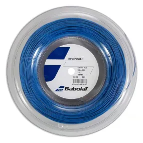 Babolat RPM Power 200M Tennis String Reel (Electric Blue)