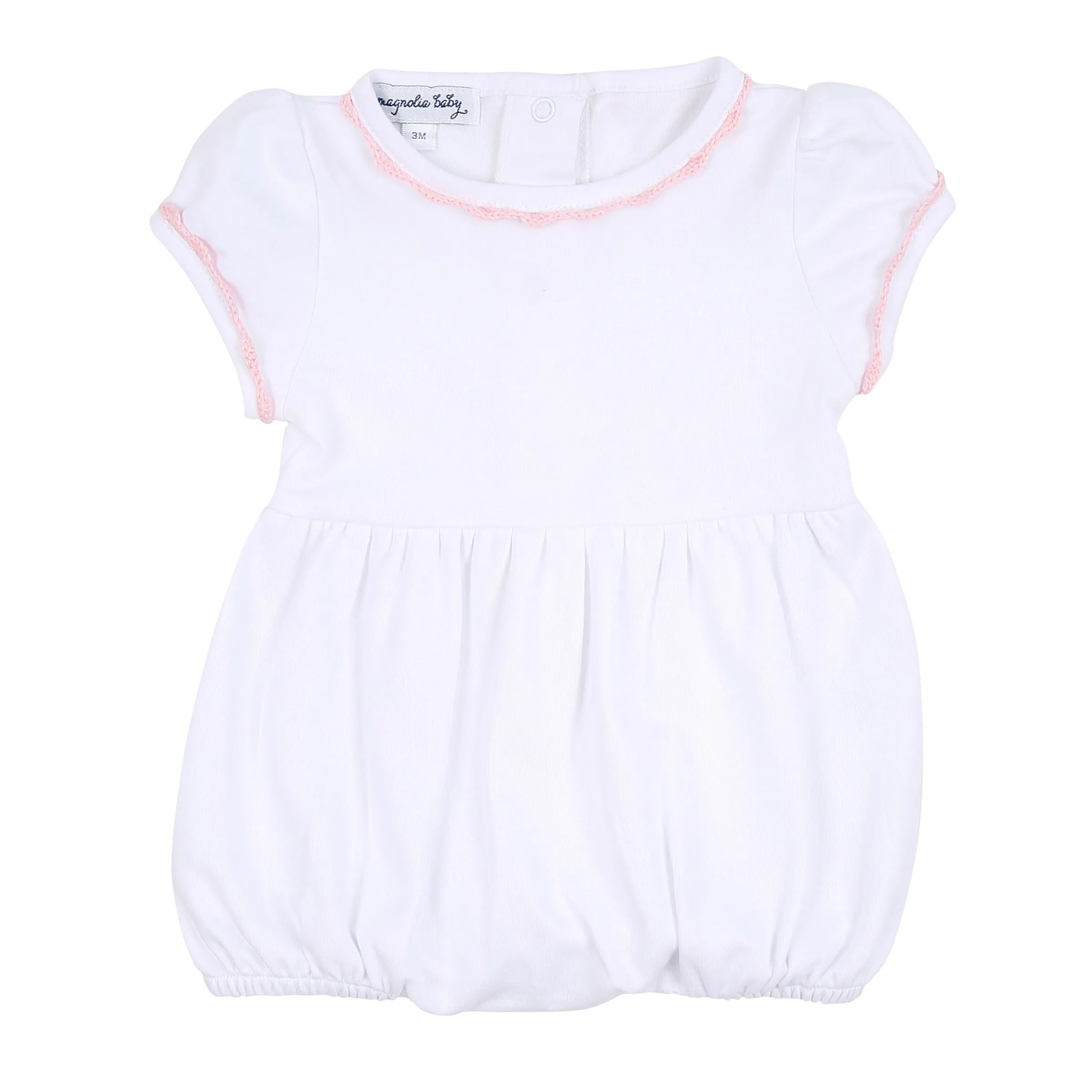 Baby Joy Short Sleeve Bubble Pink