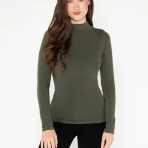 Bamboo High Neck Top