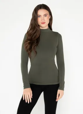 Bamboo High Neck Top