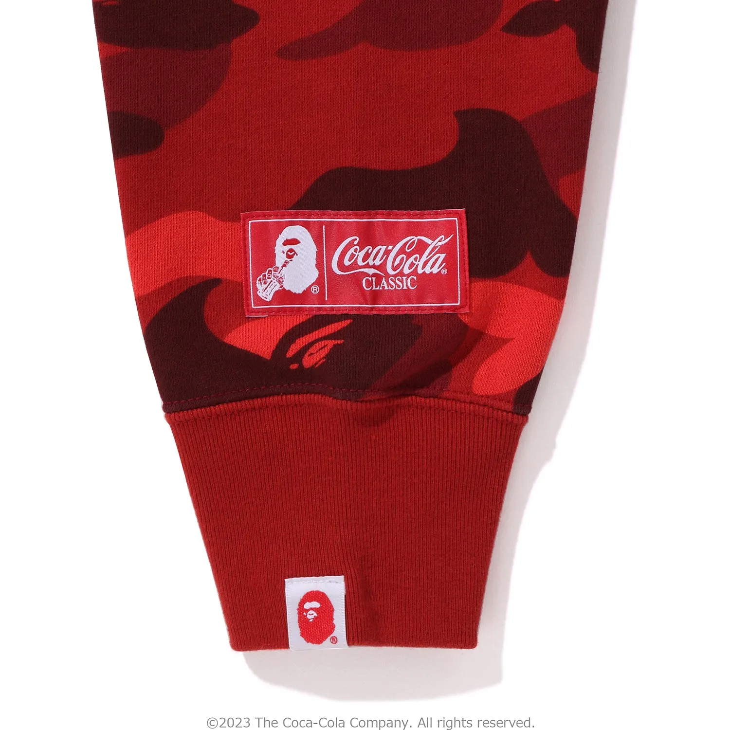 BAPE COCA-COLA COLOR CAMO APE HEAD HOODIE - MEN'S