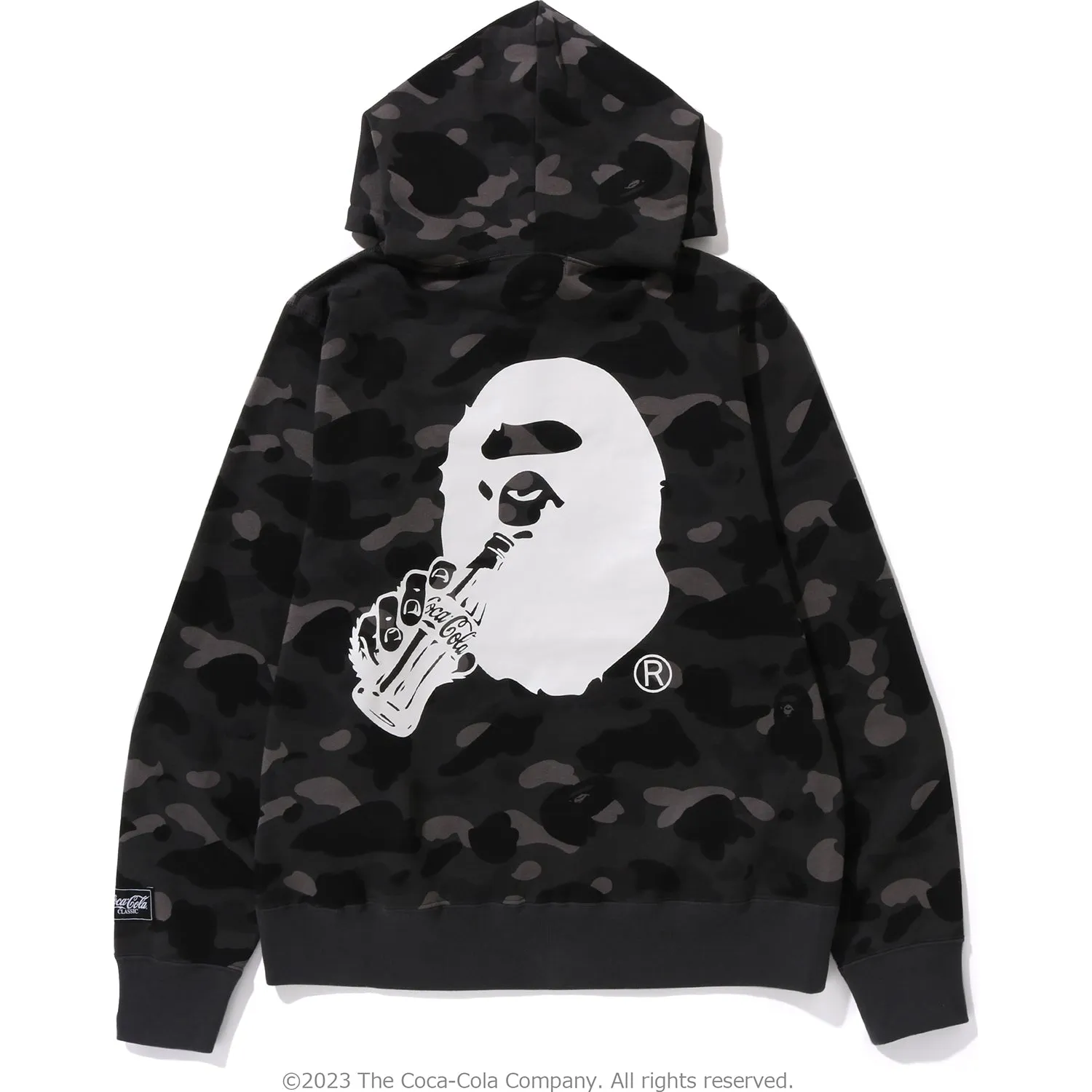 BAPE COCA-COLA COLOR CAMO APE HEAD HOODIE - MEN'S