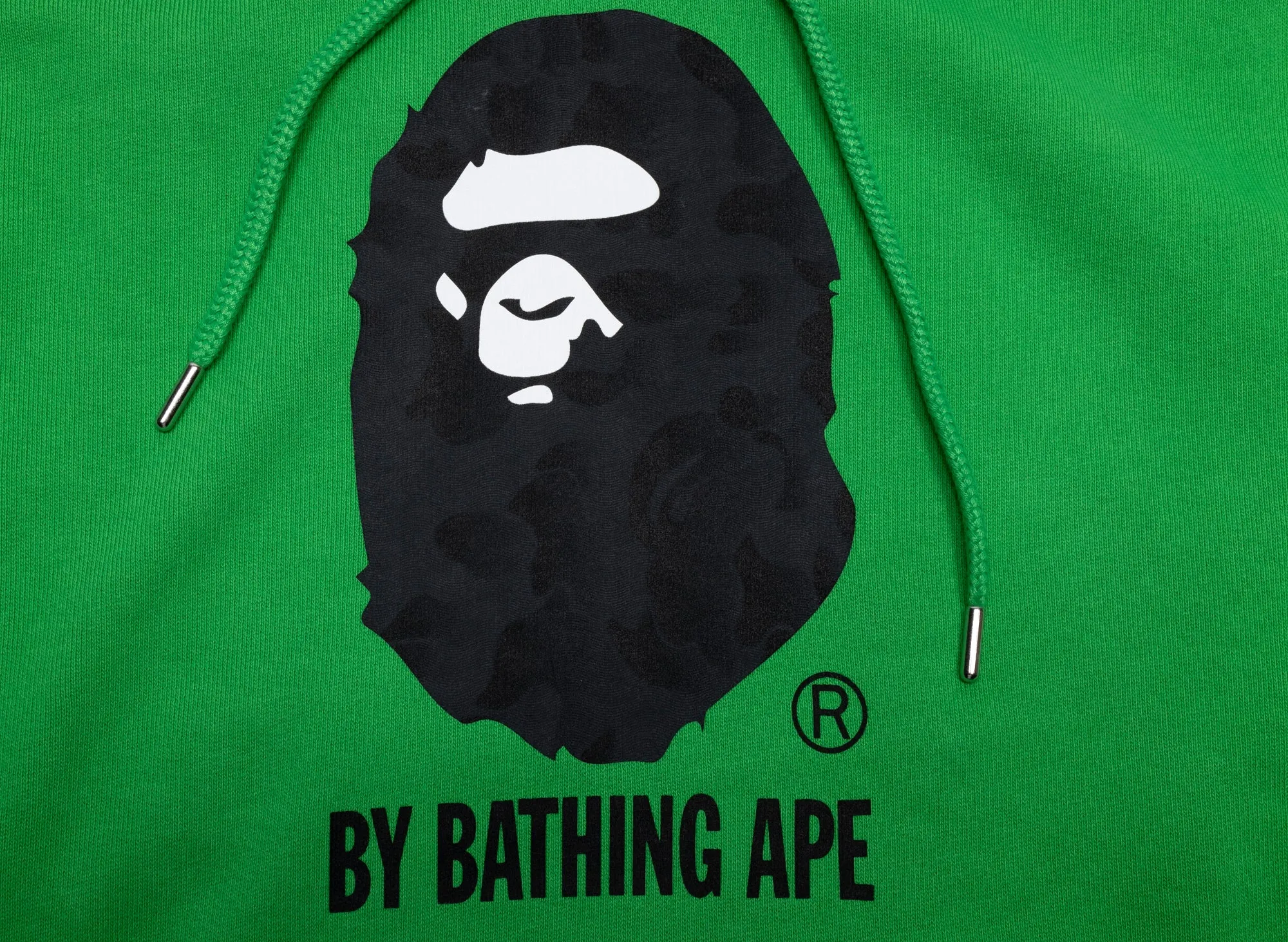 Bathing Ape Ink Camo Green xld Pullover Hoodie