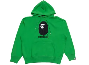 Bathing Ape Ink Camo Green xld Pullover Hoodie