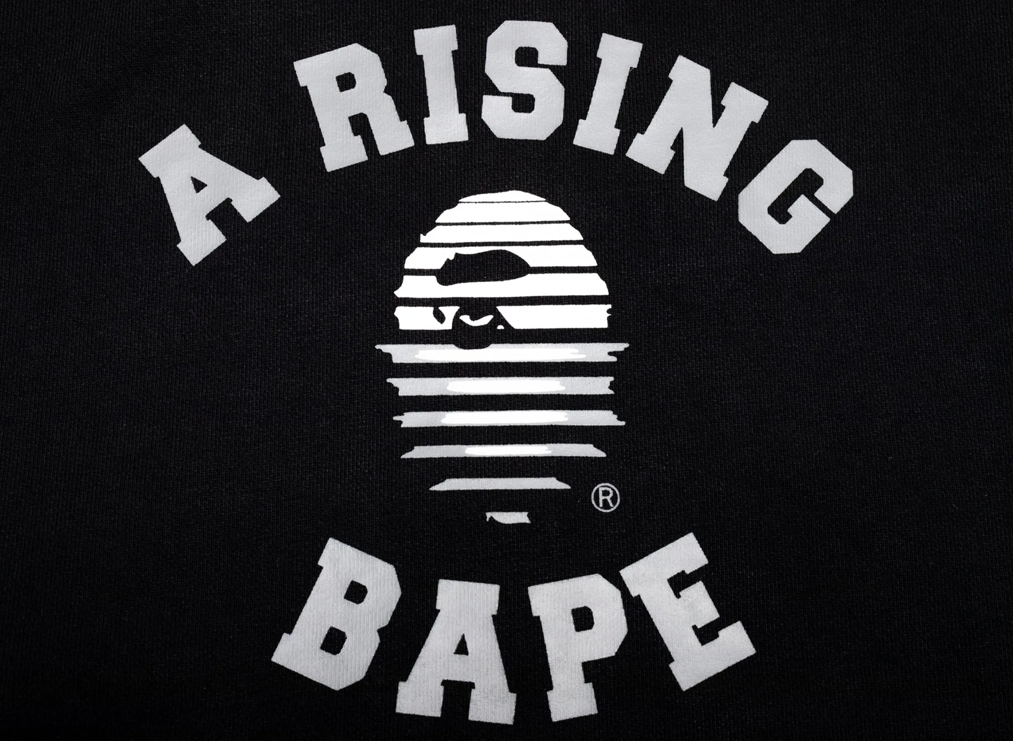 Bathing Ape Rising Bape Black xld Pullover Hoodie