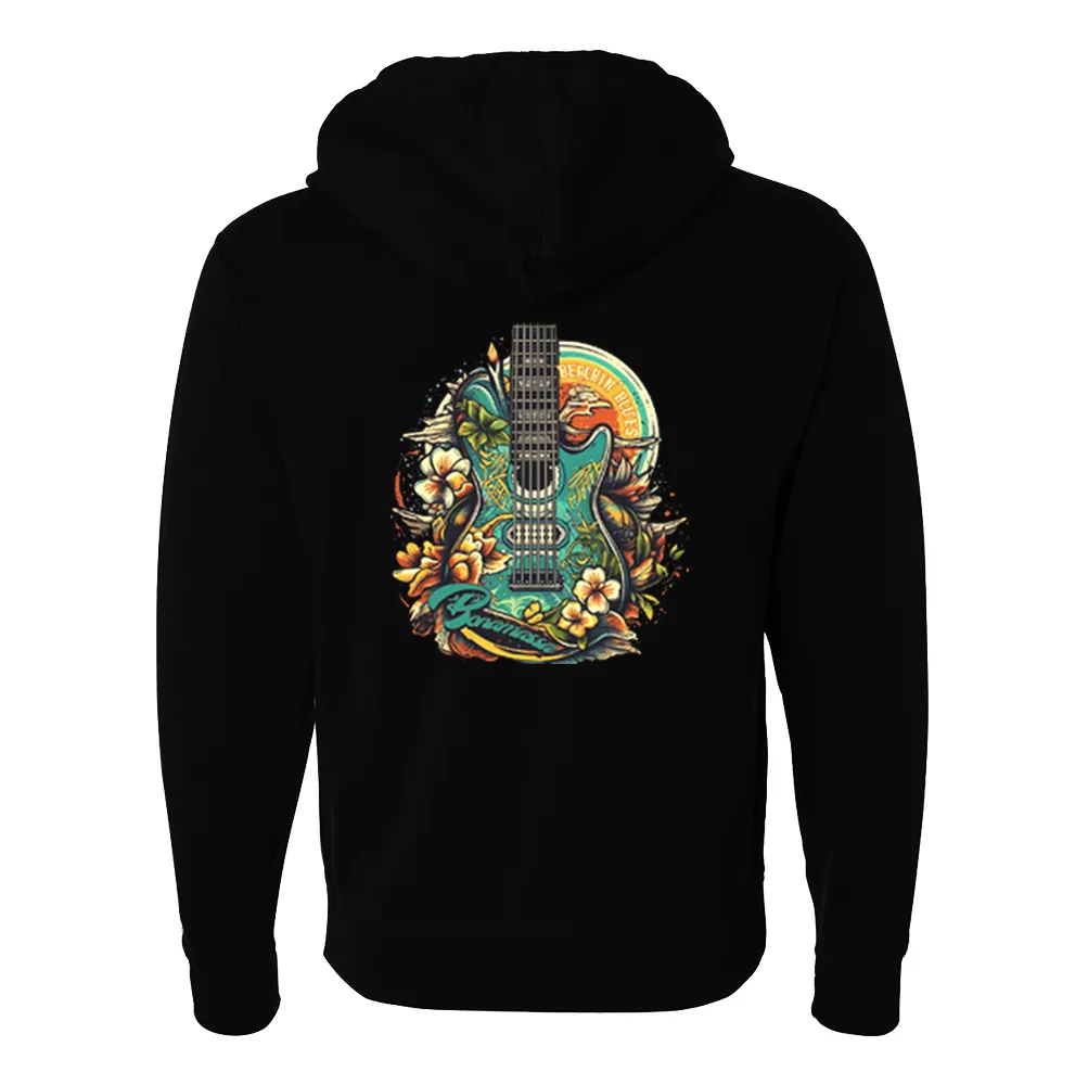 Beachin' Blues Zip-Up Hoodie (Unisex)