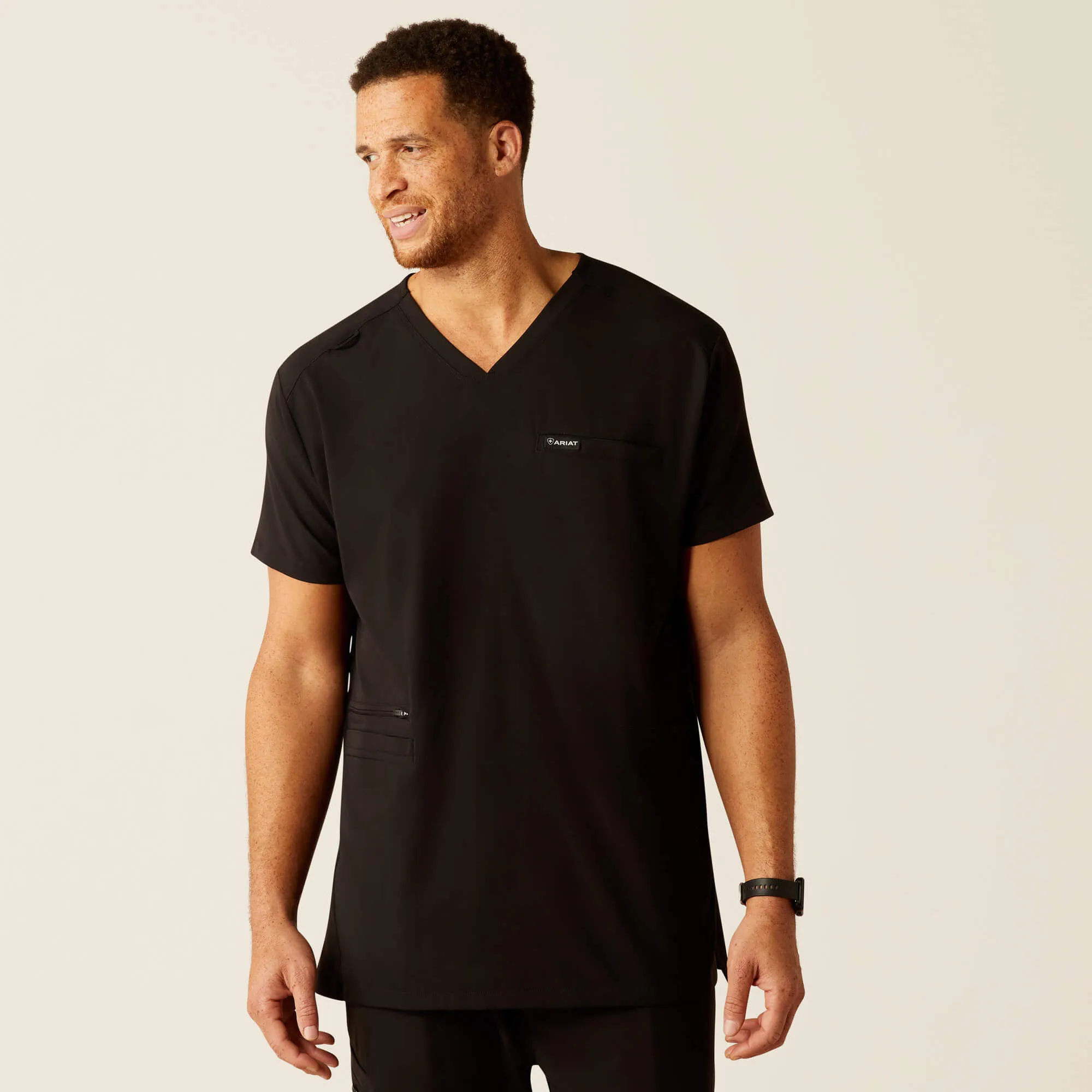 Black medical scrubs