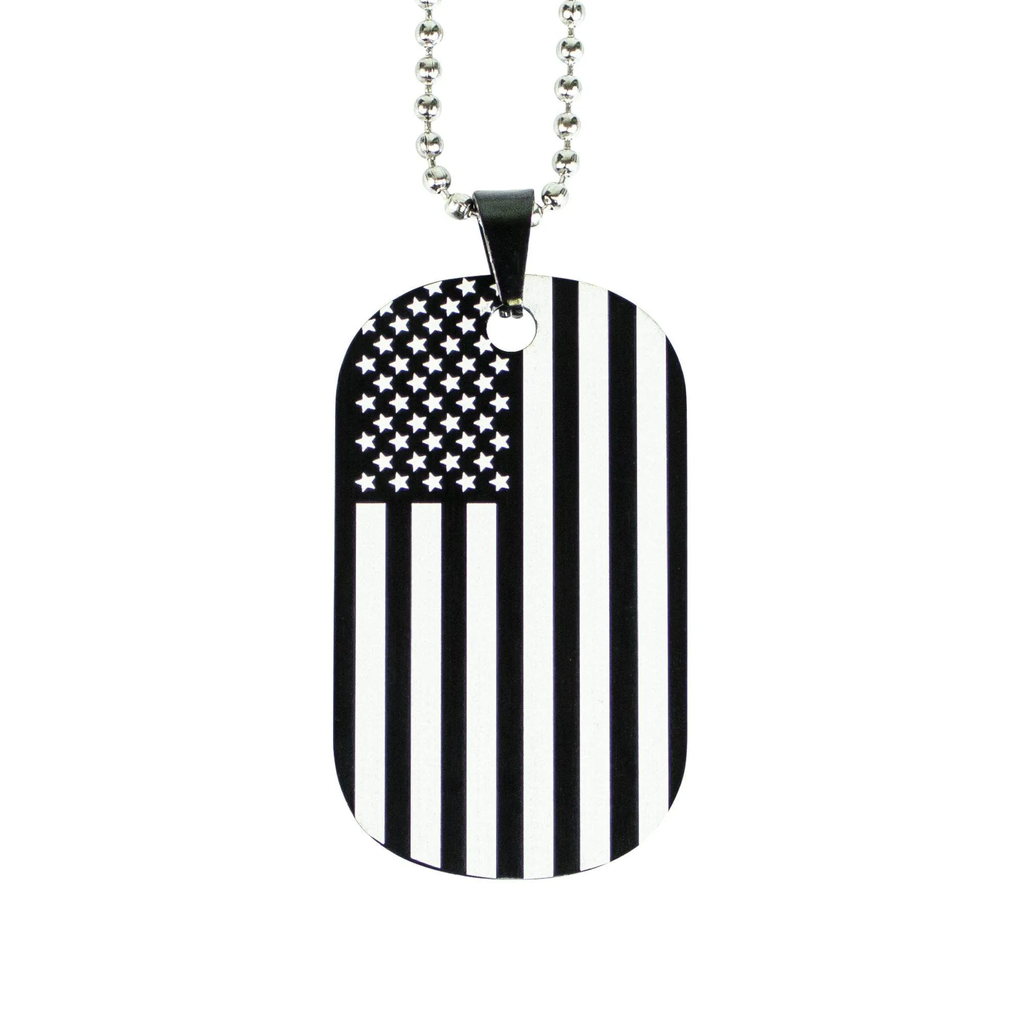 Black Series Patriotic Dog Tag + Bag Tag | Buy Now