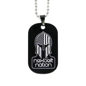 Black Series Spartan Bag Tag / Dog Tag - Results: Black Spartan Bag Tag, Dog Tag, Black Series Bag Tag