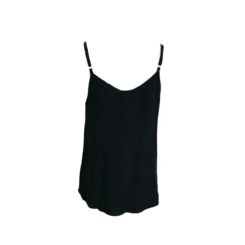 Black Strappy Cami for Women | Stylish & Versatile