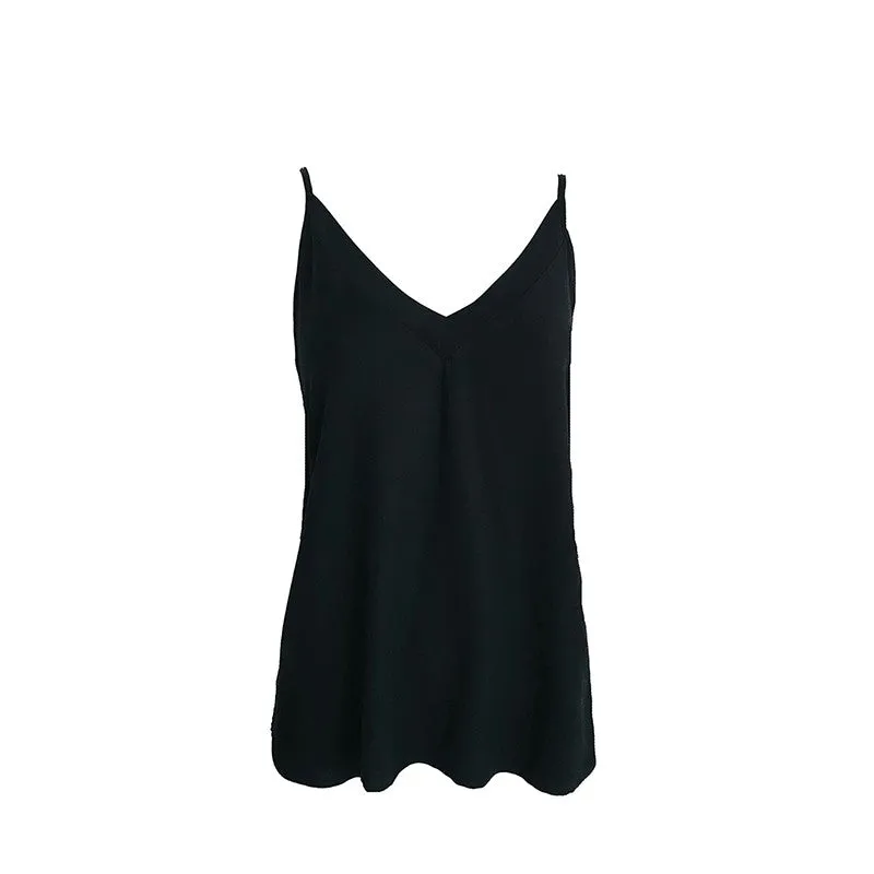 Black Strappy Cami for Women | Stylish & Versatile