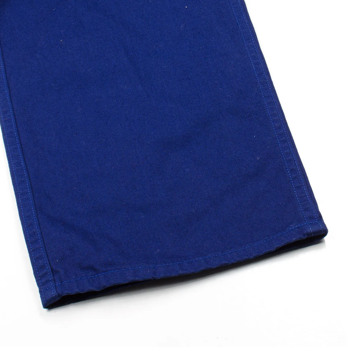 Blue Herringbone Twill French Work Pants by orSlow