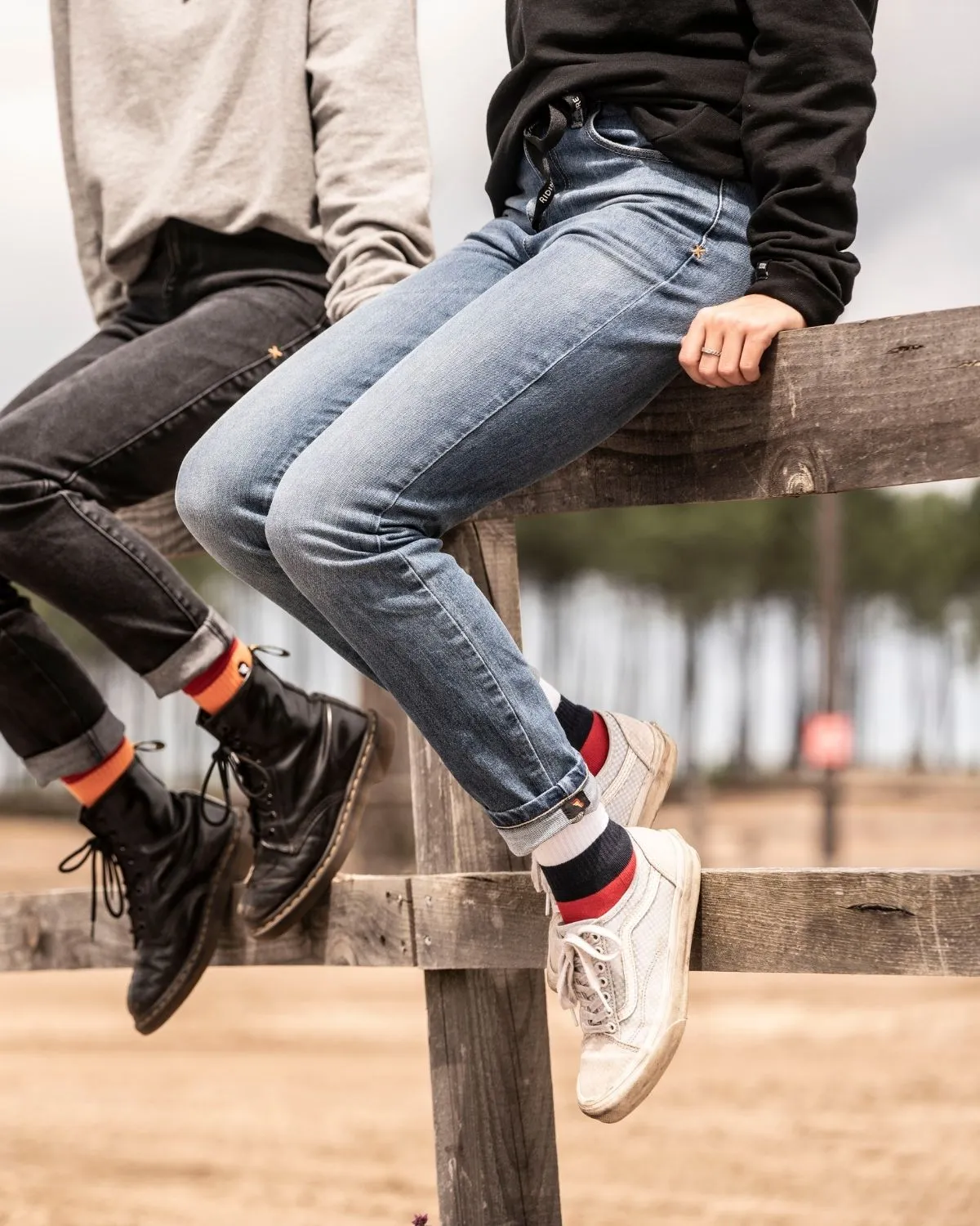 Blue Striped Socks