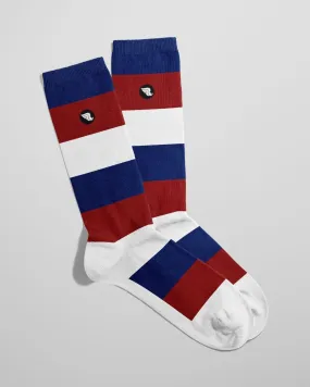 Blue Striped Socks