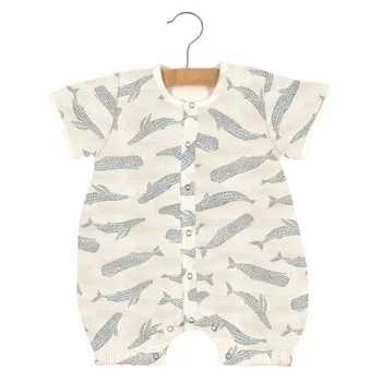 Blue Whales Newcastle Romper - Bamboo Mini