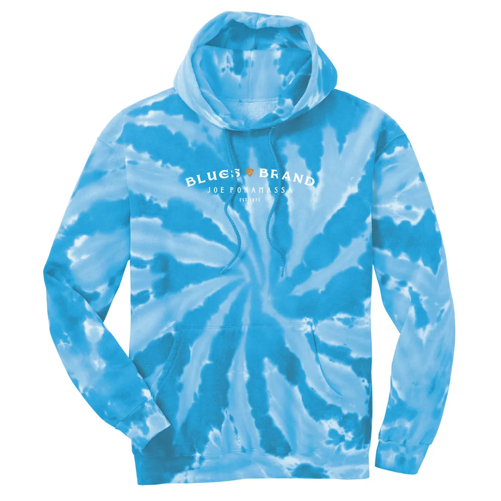 Blues Brand Tie Dye Pullover Hoodie (Unisex)