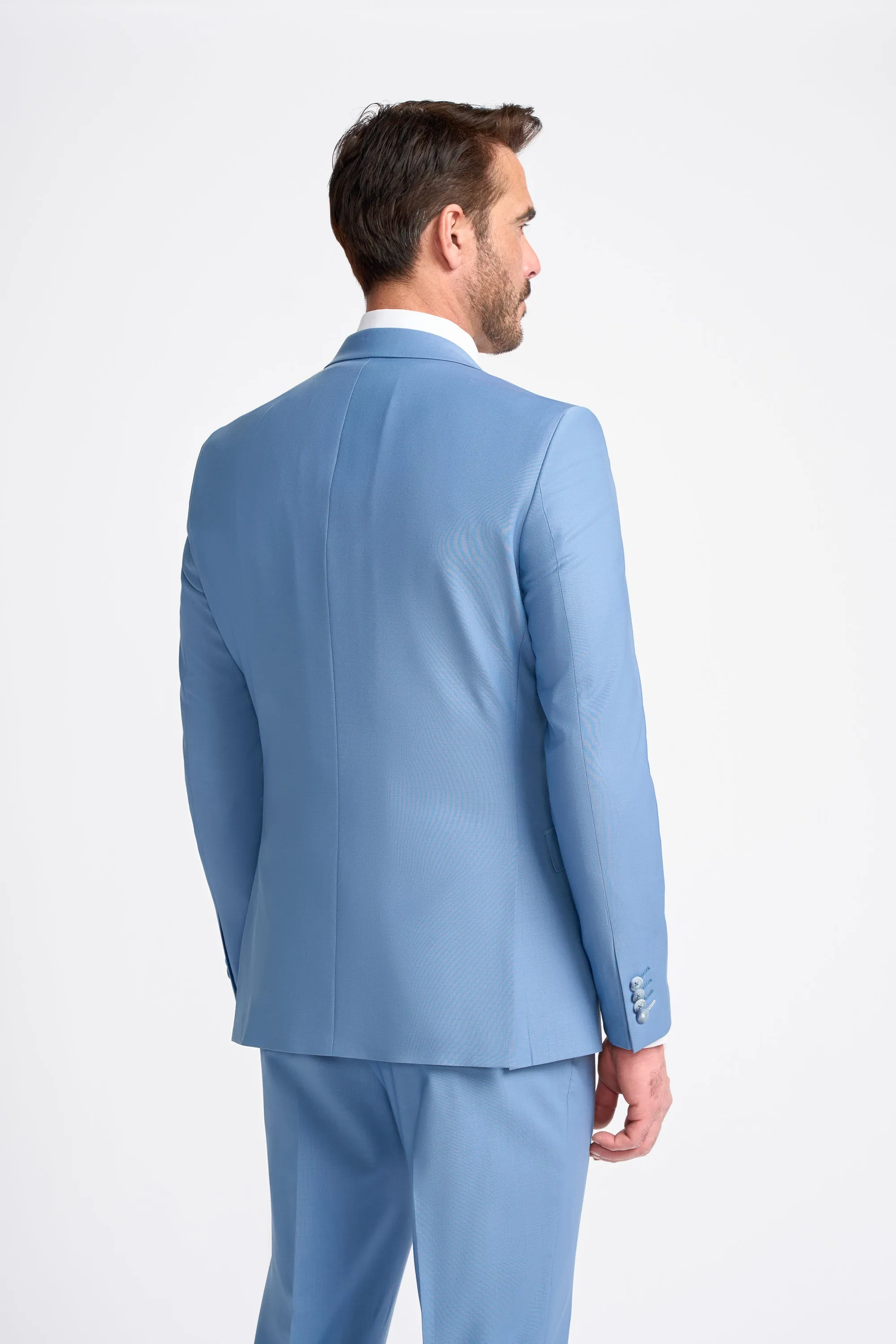 Bond Ocean Blue 3 Piece Suit