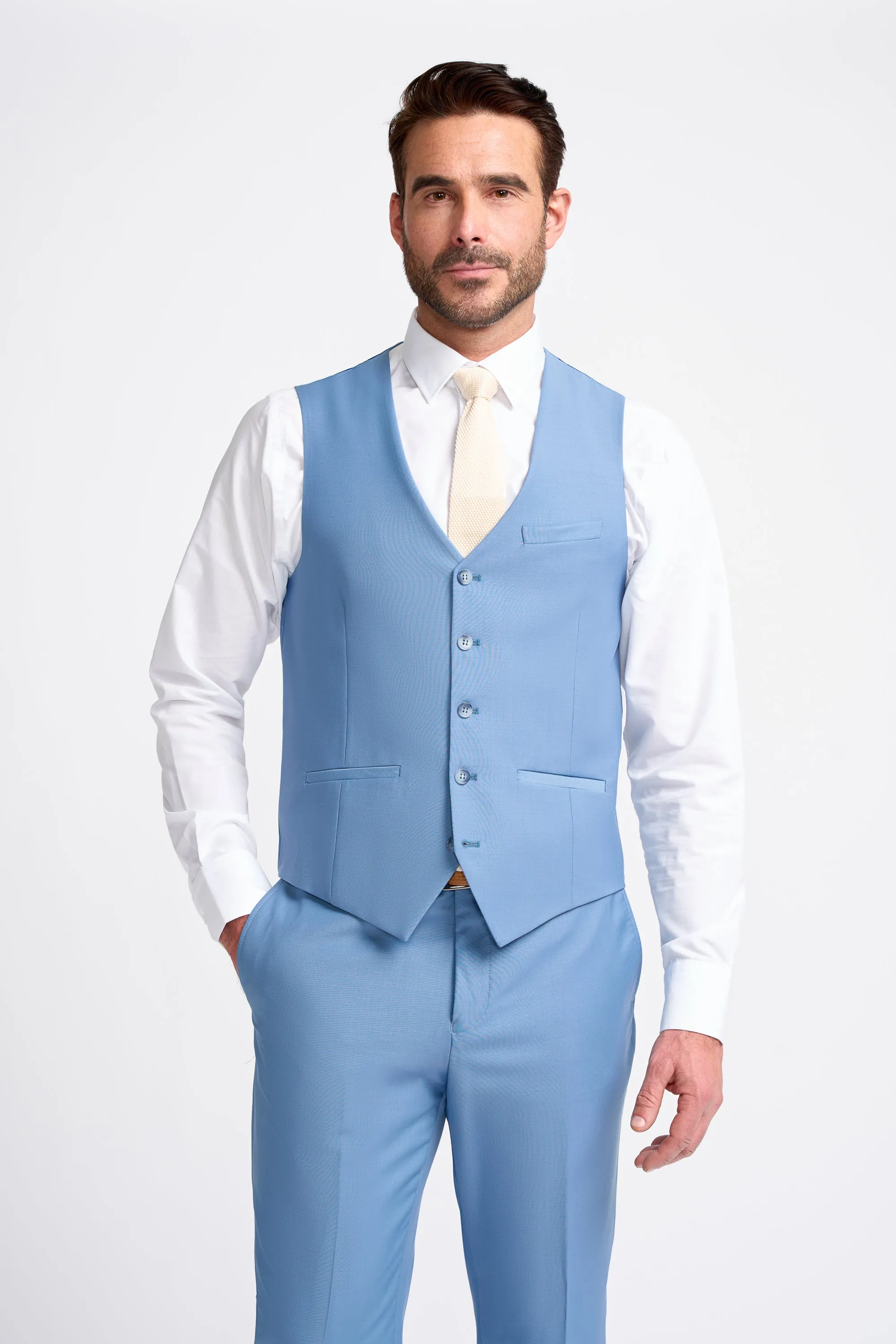 Bond Ocean Blue 3 Piece Suit