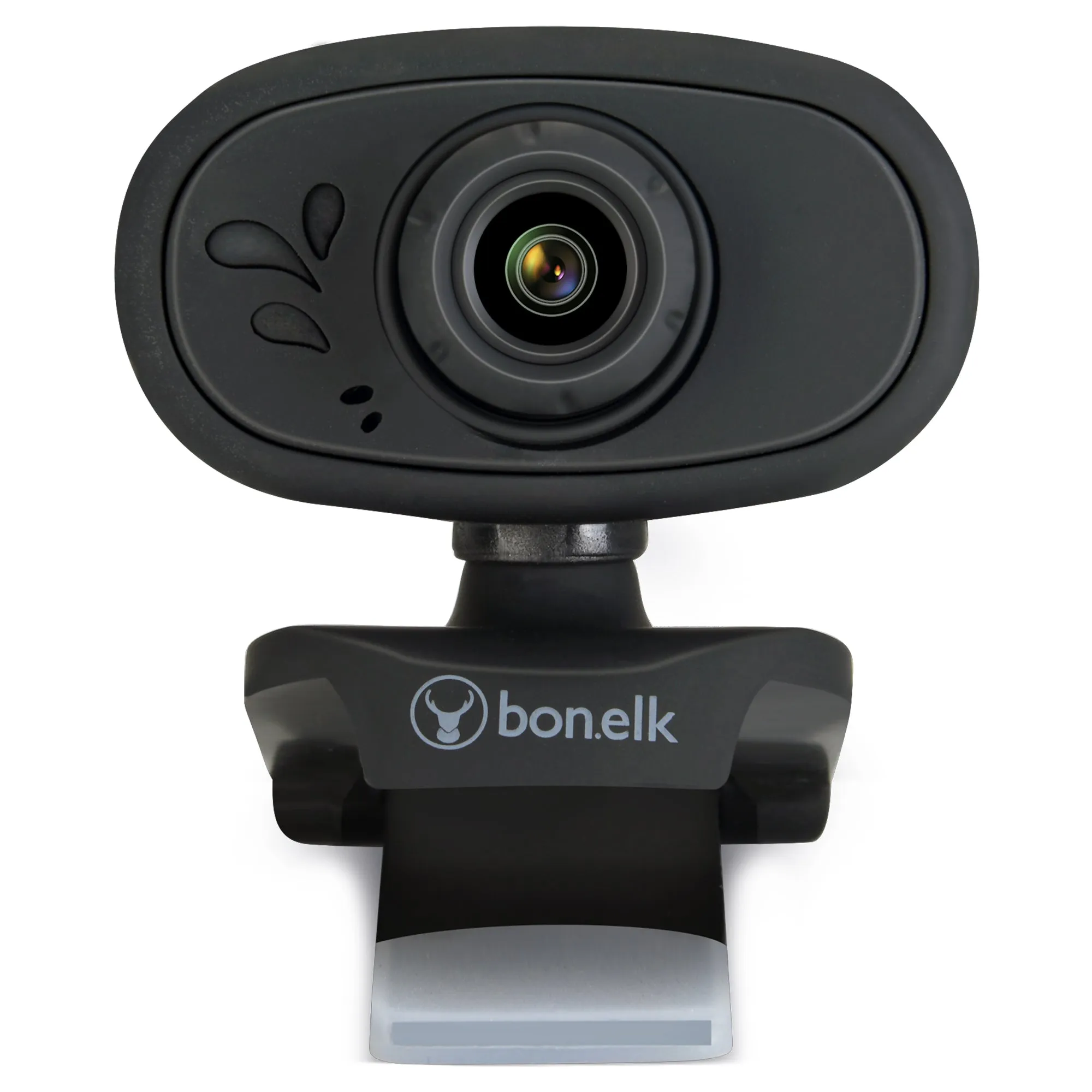 Bonelk USB Webcam, Clip On, 720p Black