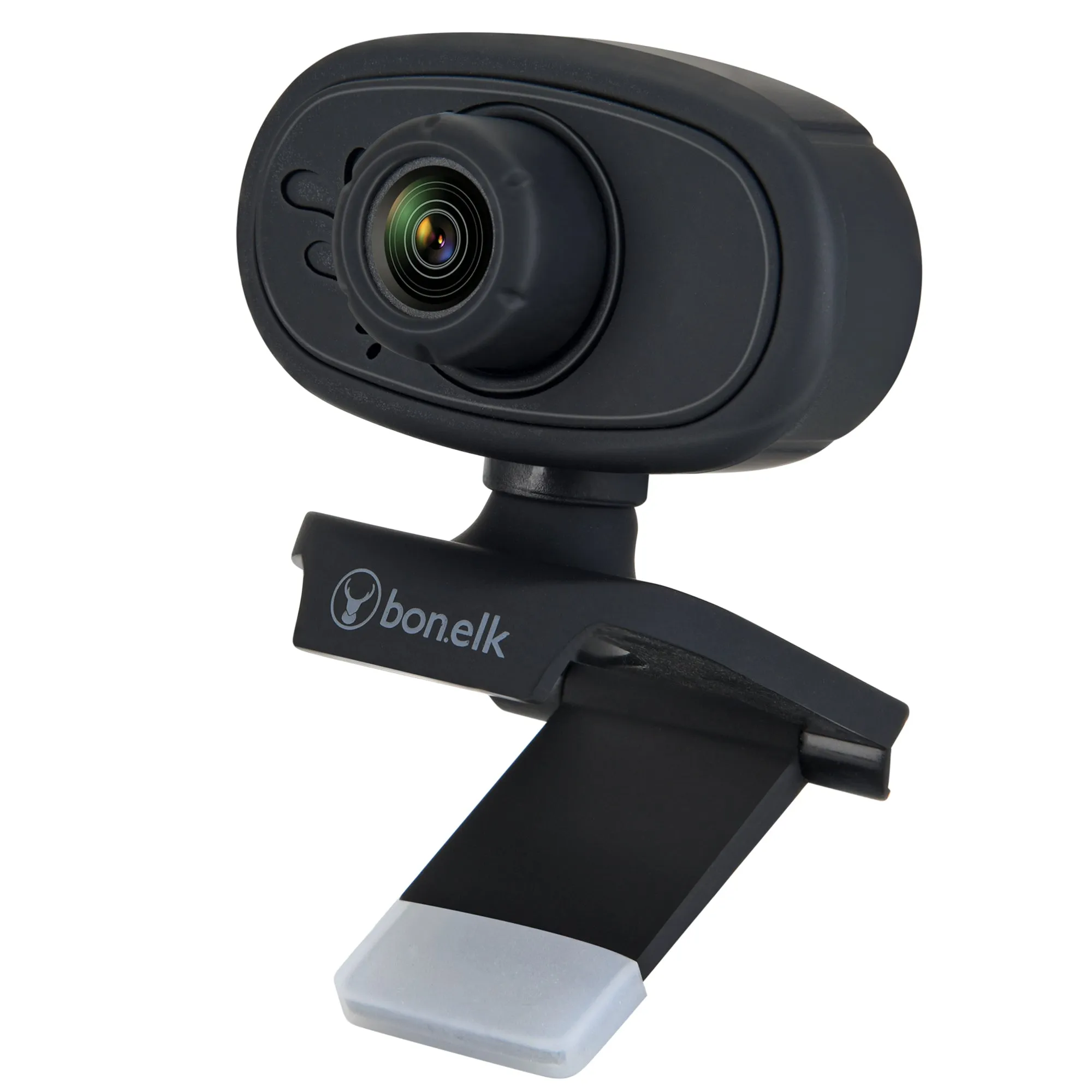 Bonelk USB Webcam, Clip On, 720p Black