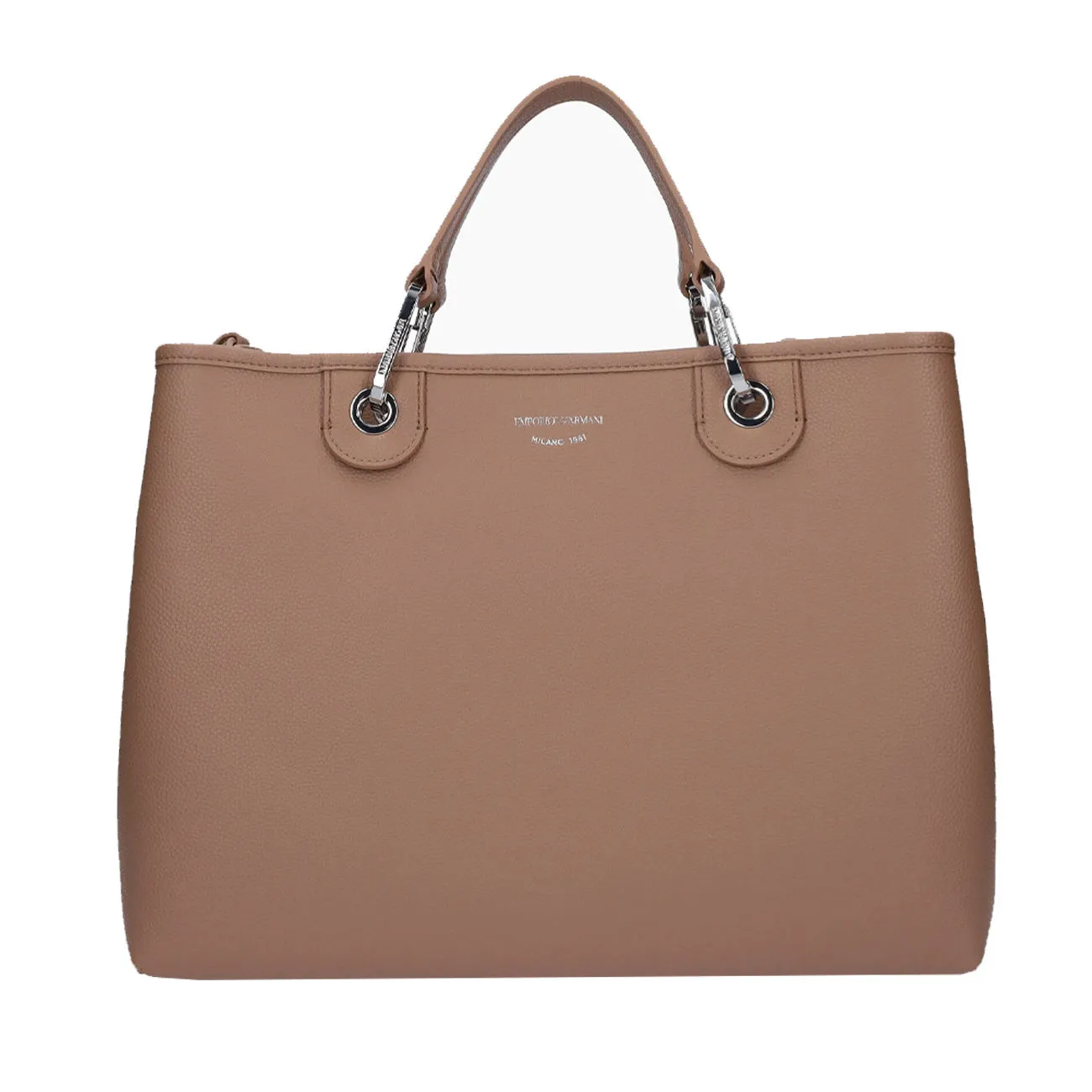 BORSA SHOPPER MEDIA MYEA Donna Nocciola Grigio