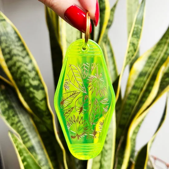 Botanicals Plant Keychain