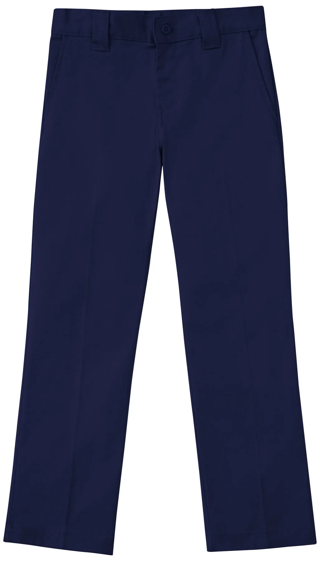 Boys' Navy Stretch Straight Leg Pant - Size 4-20