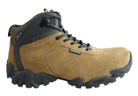 Bradok Kilauea Mens Comfortable Leather Hiking Boots Made In Brazil