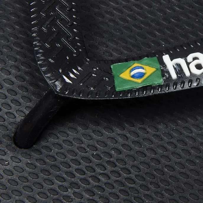 Brazil Black Man's Flip Flops